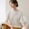 Suéter de Cashmere Baicai Slim Fit Feminino Lã Gola Alta Meia Tricô Emagrecedor Pulôver Nova Camada Base Malha Interior