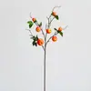 Galhos de frutas artificiais altamente realistas, plantas verdes, macieiras para jardinagem, paisagismo e decoração de pousadas, hotéis e vitrines