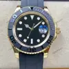 Rolex Yacht 126622 Gris Luminoso Calendario Correa de Caucho 40mm Automático Mecánico Reloj de Lujo para Hombre