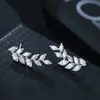 Desejo transfronteiriço AliExpress mais vendido criativo em forma de folha moda popular estrela Brincos de rua brincos cobre atacado