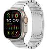 Para Apple watch10 Botão de corrente Desmontar cinto de aço Nova pulseira de relógio de metal Apple ultra2