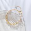 Pulseras de Perlas Naturales al Por Mayor para Niñas, Pulseras Pequeñas y Frescas con Hebilla Deslizante, Temperamento de Piedra Ojo de Gato, Pulseras Versátiles de Nicho