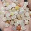 Cuentas de jade de seda dorada de Hotan, Xinjiang, estilo antiguo, cuentas de jade sueltas, jade blanco, jade de cuarcita, cuentas cilíndricas, cuentas espaciadoras, accesorios para joyería, cuentas