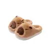 Pantuflas de Algodón Capibara para Mujer Invierno 2025 Nuevo Estilo Interior Hogar Gruesas Cálidas de Felpa Ponerse y Caminar Pantuflas de Algodón