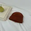 Chapéu de Tricô Liso Novo Coreano e Japonês para Mulheres, Chapéu Quente de Proteção para Orelhas Outono e Inverno, Gorro de Lã para Casal, Circunferência da Cabeça Grande, Faz o Rosto Parecer Menor, Homens