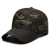 Boné de Baseball Tático Camuflado Transfronteiriço para Homens, Chapéu Respirável Ajustável com Proteção Solar para Uso ao Ar Livre Camuflagem da Força Aérea
