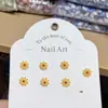 Joias para Manicure em Resina Desenho Animado Fofo Estéreo Flor Colorida Joias para Unhas Brincos Capa de Celular Acessórios Vestíveis para Unhas