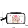Bolsa de Cosméticos Nueva de Alta Calidad 2025 PVC Impermeable Dibujos Animados Anime Bolsa de Almacenamiento Bolso de Mano Portátil para Mujer para Salir
