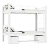 Personal del dormitorio estudiantil obra de construcción litera dormitorio doble apartamento cama individual de hierro litera cama con estructura de hierro