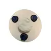 Chapéu com Ventilador Movido a Energia Solar, Chapéu de Pesca Integrado, Chapéu para Caminhada ao Ar Livre com Ventilador, Chapéu de Proteção Solar