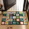 Alfombrilla absorbente de barro de diatomeas para baño, puerta de inodoro, entrada, alfombrilla antideslizante para pies, alfombra para baño y inodoro