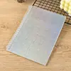 Caderno simples com fita adesiva e papel de liberação A5 em estoque, álbum de armazenamento de fita adesiva A5, material de papel para diário e livro de ilustrações