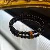 Pulseira Garnet Vermelha de Vinho Natural para Mulheres, Contas de 5mm, Pulseira de Cristal, Joia Novo Estilo Chinês, Presente para Namorada