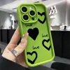 Funda de Teléfono Temática de Corazón Transfronteriza Adecuada para Apple 17 Pro Max, Estilo Ins Japonés y Coreano, iPhone 16/15/14, Estilo Europeo y Americano 13