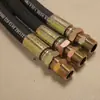 Tubo de Conexão do Tanque de Armazenamento do Compressor de Ar, Tubo de Óleo Hidráulico, Conjunto de Mangueira de Alta Pressão, Mangueira Resistente a Óleo e Pressão Trançada com Fio de Aço