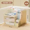 Portadocumentos Metálico Caja de Almacenamiento para Carpetas de Oficina Portadocumentos de Escritorio Estante de Información Estante de Almacenamiento por Capas Atril