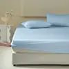 Lençol de Solteiro 100% Algodão Puro Cetim Algodão de Fibra Longa, Capa de Edredom, Fronha, Jogo de Cama, Moderno e Simples