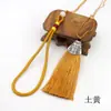 Pingente de cabeça de cordão de contas de jade imitação, borla boca de peixe, pingente borla nó chinês, pendente para pendurar, acessórios de joalheria DIY