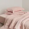 Juego de Cama de Cuatro Piezas Tencel 60S con Sensación de Hielo, Sábana Fresca y Sedosa, Funda Nórdica de Seda de Hielo