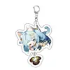 Llavero de acrílico con Wendy, Klee, Mona y Azúcar - llavero de mercancía de anime
