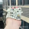 Pulsera de Cristal de Piedra Original Agata Florido Natural Joyería de Alta Calidad Regalo Original para Pareja Regalo de Vacaciones Venta al por Mayor Joyería para Mujeres