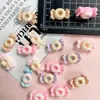 Acessórios de unha em miniatura de desenho animado de animais, presilhas de cabelo, brincos, acessórios de árvore para dedos DIY feitos à mão, tamancos, transfronteiriço