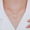 Lucky Clover colar fritillary design de nicho feminino amor clavícula cadeia estilo TikTok duas maneiras de usar para a namorada