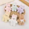 Muñeco de Conejo Entero de Amor de Dibujos Animados Accesorios para el Cabello Broche Accesorios DIY Zapatos de Conejo de Felpa Accesorios de Ropa