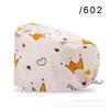Gorro quirúrgico Gorro redondo de algodón para mujer gorro de enfermera para quirófano gorro quirúrgico estampado gorro de trabajo ajustable con hebilla médica para hombre