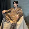 Pijama para Hombre Primavera y Otoño Algodón Puro Manga Larga Algodón 2025 Nuevo Estilo para Hombre Se Puede Usar Afuera Talla Grande Conjunto de Ropa para el Hogar