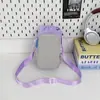 Bolsa para botella de agua estilo japonés inspirada en la dopamina, fresca, casual y deportiva, minibolso cruzado ligero y portátil para viajes al aire libre