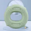 Anillo de Agarre Rayado de Silicona con Esquina Convexa Prensa para Dedos de Fitness Muñeca Mano Fuerza Muscular del Brazo Ejercicio Entrenador de Descompresión