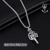 Collar de Acero de Titanio para Hombre, Colgante de Letra de Moda Hip-Hop, Cadena para Suéter Estilo Coreano, Collar Largo Estilo Lujo Ligero, Venta al por Mayor de Joyería