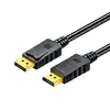 Cabo DP com fivela 1,8 m 4K conector banhado a ouro macho-macho cabo DP display de computador DP-para-DP linha HD 4k