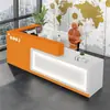 Caja Simple Recepción Empresa Esquina de Bar Pintura al Horno Recepción Recepción Barbería Salón de Belleza Mostrador de Tira de Luz