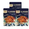 Peixe Fumado Especial Old Du Shanghai 200g*3 Sacos Pronto a Comer Peixe Crocante Peixe Estourado Prato Frio Aperitivo Comida Pedaços de Peixe