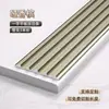 Tira antideslizante para escaleras de aleación de aluminio banda de rodadura de peldaño borde inclinado borde de mármol borde metálico tira antideslizante plana