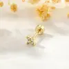 Série Iris Renda Cruzada Saturno Hensen Joias Piercing de Cartilagem Unha do Osso da Orelha Nova Série Café Claro Dourado Outono Inverno