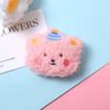 Fábrica nova boneca de urso encaracolado tridimensional boneca de algodão diy faixa de cabeça acessórios para cabelo chaveiro acessórios decorativos
