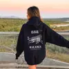 Sudadera con Estampado de Letras Europeas y Americanas de Moda Transfronteriza Diseño Caliente Sudadera con Capucha Estampada