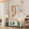 Perchero de Ropa Usado, Perchero de Piso para el Hogar, tendedero de Dormitorio, Perchero de Ropa para Interiores, Perchero Simple para Secar Ropa