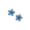 Parche de grasa de estrella de cinco puntas tridimensional transparente de color gelatina con hielo, accesorios para bricolaje, tocado, horquilla, funda para teléfono móvil, material al por mayor