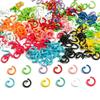 50 anillos de apertura con pintura en aerosol sencillos, manual de bricolaje, llavero casero, colgante, material, accesorios transfronterizos, una generación de cabello