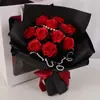 Dia dos Namorados Chinês Ins Manta de Luxo Buquê de Rosas Flor Imortal Flor Artificial Pronta Presente de Aniversário para Namorada