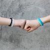 Pulsera de Silicona de Diamantes Mini Nicho para Mujer Transfronteriza Moda Simple Europea y Americana Pulsera de Silicona Deportiva