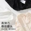 Shorts de seguridad sueltos con ribete de encaje para mujer, primavera y verano, anti-exposición, seda de hielo, transpirables, de cintura media, dobladillo que no se enrolla, shorts de capa base
