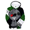 Comércio exterior Moda Primavera e Outono novo moletom impressão digital 3D masculino e feminino solto Esportes Uniforme de Baseball suéter moderno