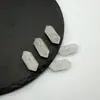 Columna Hexagonal de Doble Punta con Agujero Medio 8X21Mm Piedra Natural Amatista Ojo de Tigre Colgante Perforado Accesorios para Joyería DIY