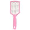 Pente Oco de Massagem em Forma de Diamante, Produto Novo Original, Dupla Utilização para Cabelos Secos e Molhados, Pente Modelador para Volume no Topo da Cabeça
