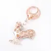 Chaveiro de Frango Zodiacal Cravejado de Diamantes com Pingente de Tecelagem de Corda Vermelha, Acessório de Boa Sorte e Prosperidade, Corrente de Chaveiro Pequeno para Presente